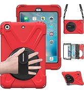 BRAECN for iPad mini 2 Case, iPad mini 3 Kid Case Cover with Hand Grip/a Shoulder strap/360 Rotat...