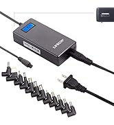 Slim Universal Laptop Charger Replacement AC Adapter 70W with Multi Connectors for HP BM Lenovo T...