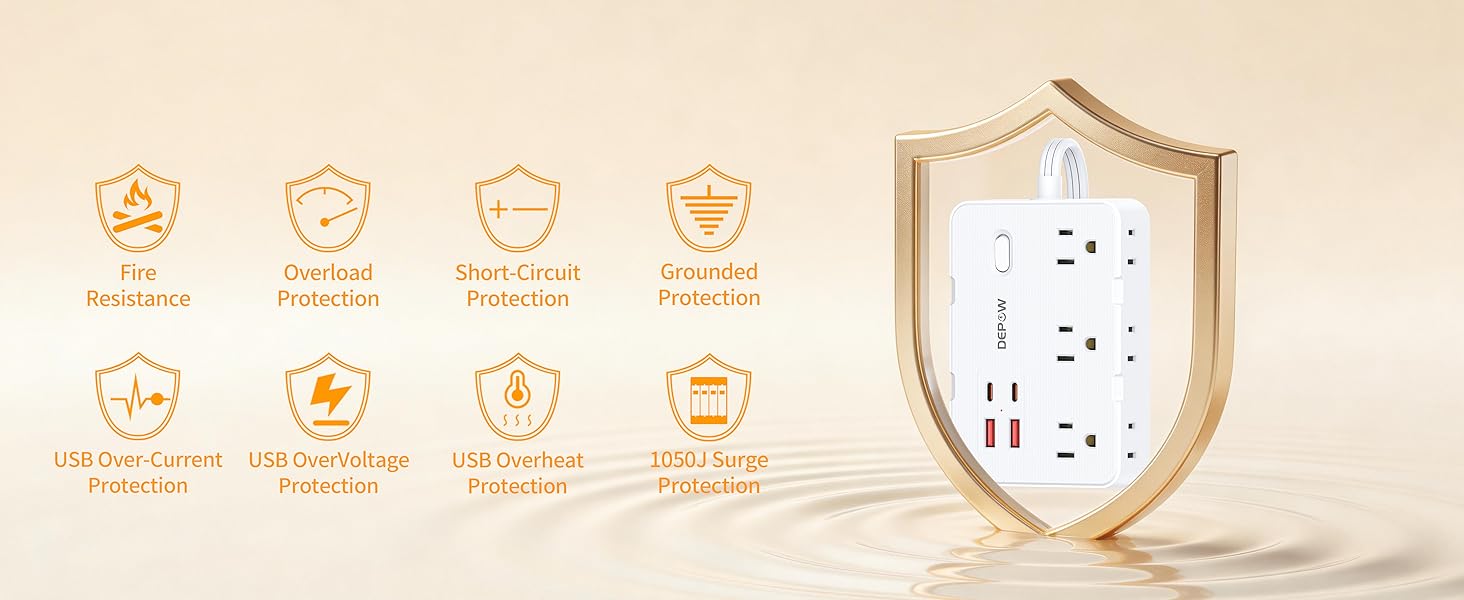 surge protector with usb ports