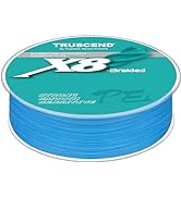 TRUSCEND Braided Fishing Line, Abrasion Resistant, No Stretch Braided Lines 8 Strands, Smaller Di...
