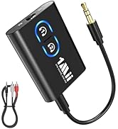 1Mii Bluetooth 5.3 Transmitter Receiver for TV to Wireless Headphones, Dual Link aptX Adaptive/Lo...
