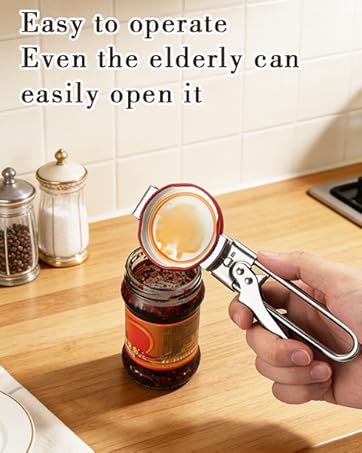2026 New Adjustable Stainless Steel Jar Opener