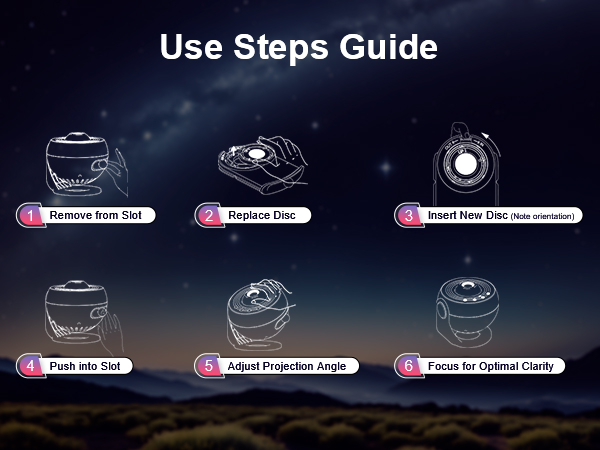 galaxy night light projector