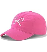 Trendy Bow-Tie Baseball Cap for Women | Trucker Hats Y2k Adjustable Fashion Sun Hat with Visor fo...