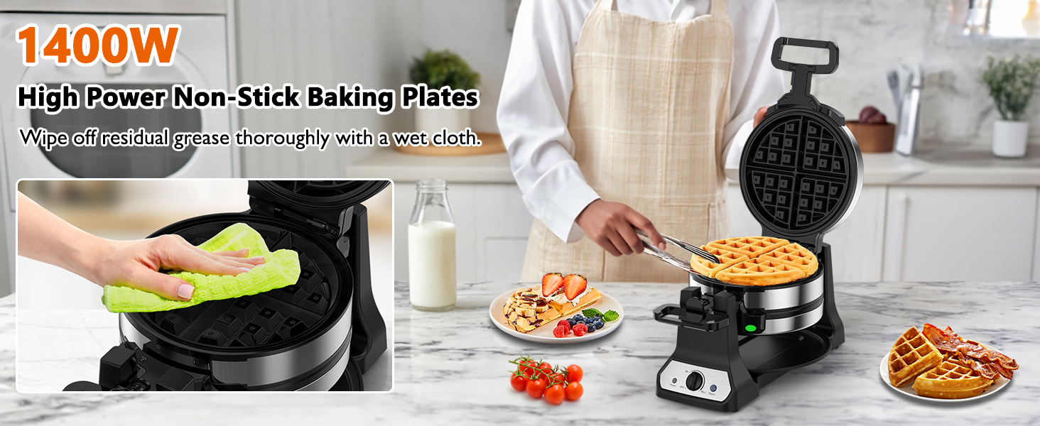 1400W High Power Non-Stick Baking Plates