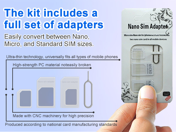 usb sim card reader standard micro nano