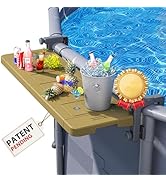 POOLHACKER Poolside Bar, [Original] Swim Up Bar Exclusively for Above-Ground Round Pools. Patio P...
