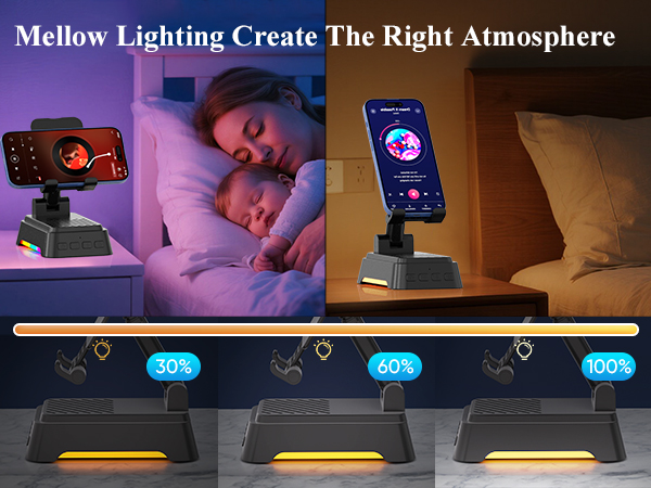 Bluetooth speaker with phone holder