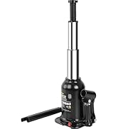 Big Red 8 Ton Double Ram Welded Hydraulic Jack, Perfect for Auto Repair and House Elevation Tasks...