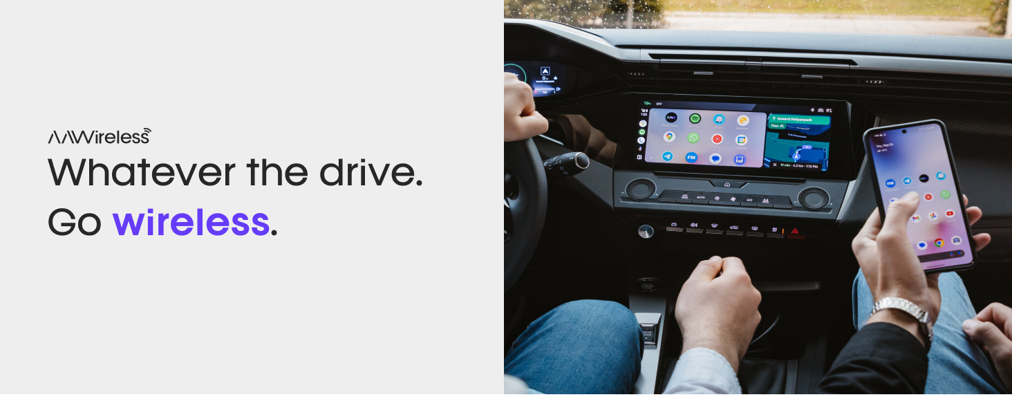 AAWireless TWO wireless Android Auto Adapter