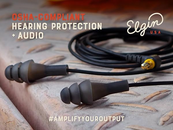 Elgin Ruckus Earplug Earbuds