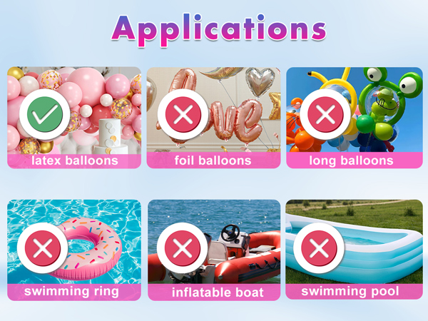 Electric Balloon Pump, Portable Electric Balloon Blower Machine Balloon Air Pump