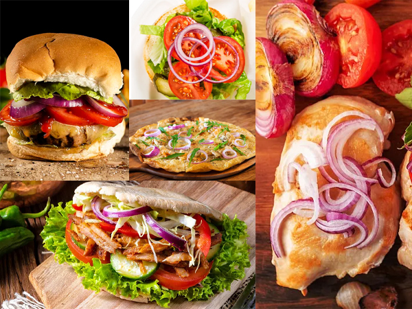 Assistant Tool for Slicing Fruit Lemon and Meat