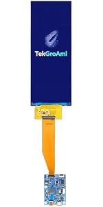 TekGroAml 6.8 Inch Display Kit, 480x1280 LCD Screen & HDMI Driver Board