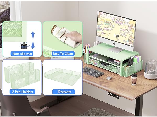 monitor stand for desk organizers and accessories computer stand riser office organization desktop 