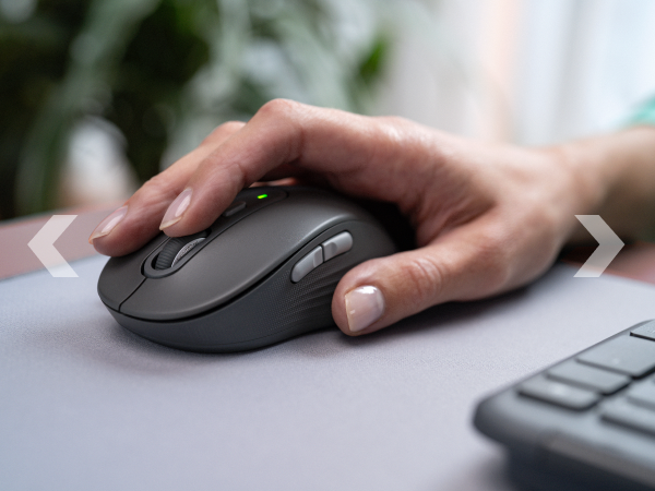 MK955 Slim Wireless Keyboard and Mouse Combo For Larger Hands with Quiet Typing and Clicking