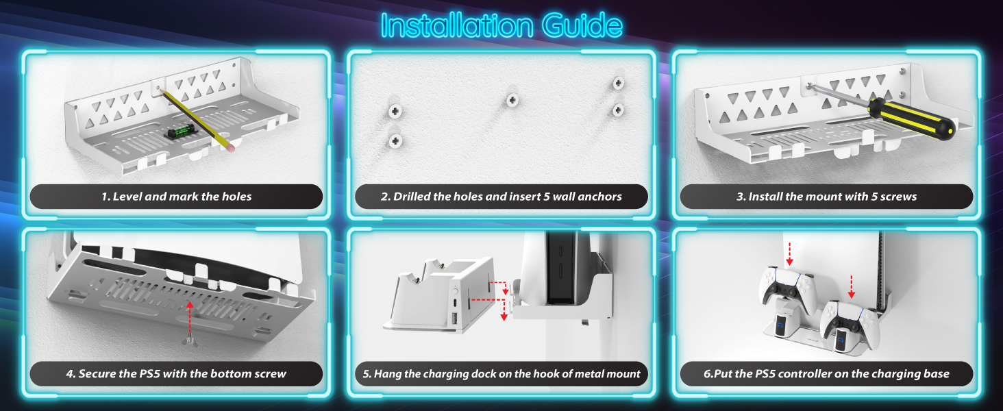PS5 Wall Mount Installation Guide