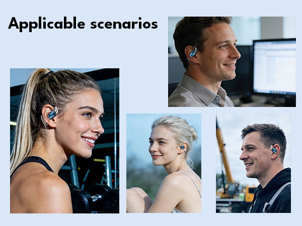 earbuds with ear hooks;wireless earbuds over ear;open earbuds;headphones running;running headphones