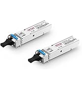 Tongyu SFP LC Module 1000Base 1310nm/1550nm 20km Single LC Transceiver for Cisco, Ubiquiti UF-SM-...