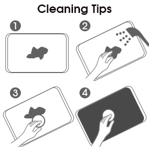 Diatomaceous Earth Shower Mat cleaning tips