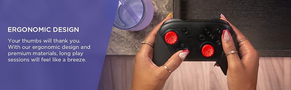Inferno Thumb Stick KontrolFreek Nintendo Switch Thumb Grip