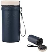 HUYUTAWE Sunglasses Travel Case 3 slots - Eyeglasses Holder Box Recycled PU Leather Glasses Stora...