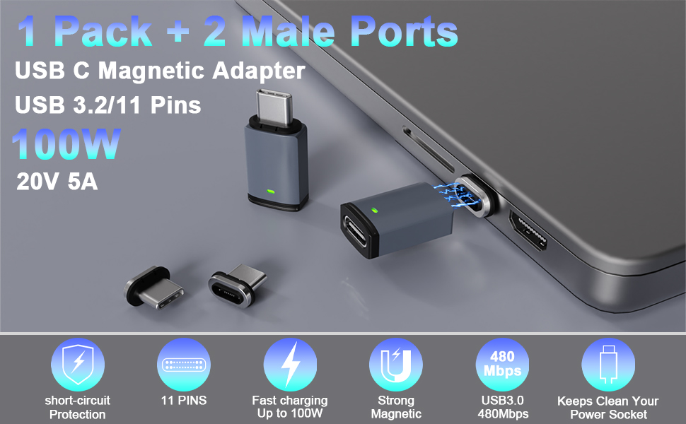 usb c magnetic adapter