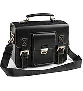 Cwatcun Camera Shoulder Bag Waterproof Digital Camera Purse, Leather Camera Messenger Bag for Wom...