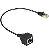 SinLoon Cat8 LAN Cable,Ethernet Extension Cable,High Speed 40Gbps 2000Mhz Network Cord,RJ45 Netwo...