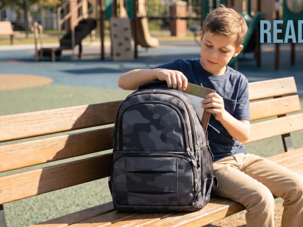 School Backpack Travel Bag for Men &amp;amp;amp; Women Lightweight College Back Pack with Laptop Compartmen