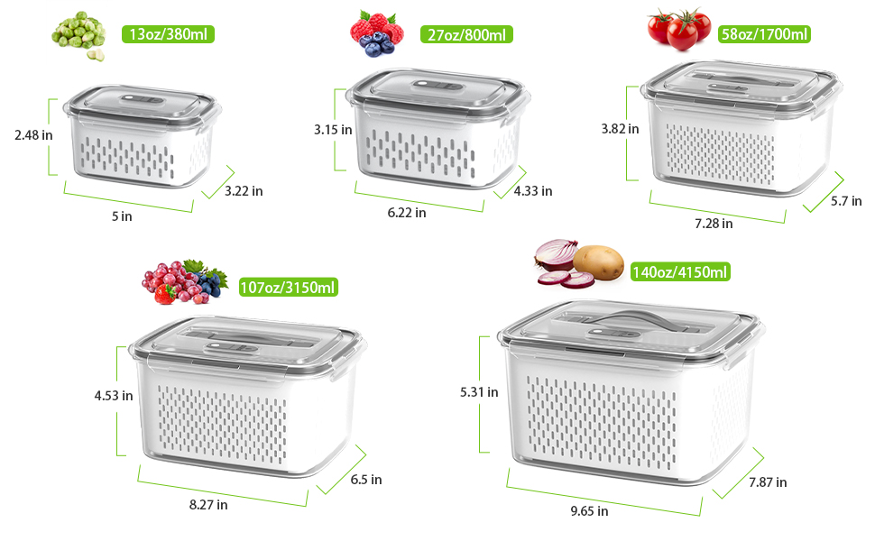 What A Great Food Keeper Containers for Fridge Organizers and Storage !