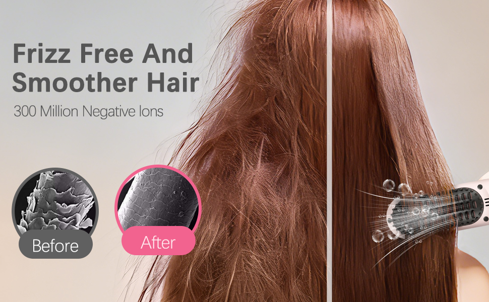 hair straightener brush