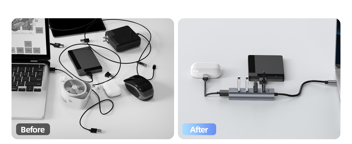 USB C to USB A Hub