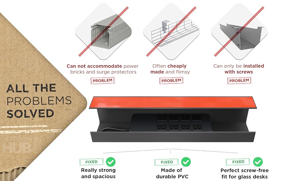 under desk cable management tray cable raceway tray scandinavian hub cord management wire tray