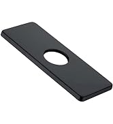GZJoSum 6 Inch Sink Hole Cover Deck Plate, Faucet Hole Cover Plate for 1-3 Hole Bathroom Mixer Ta...