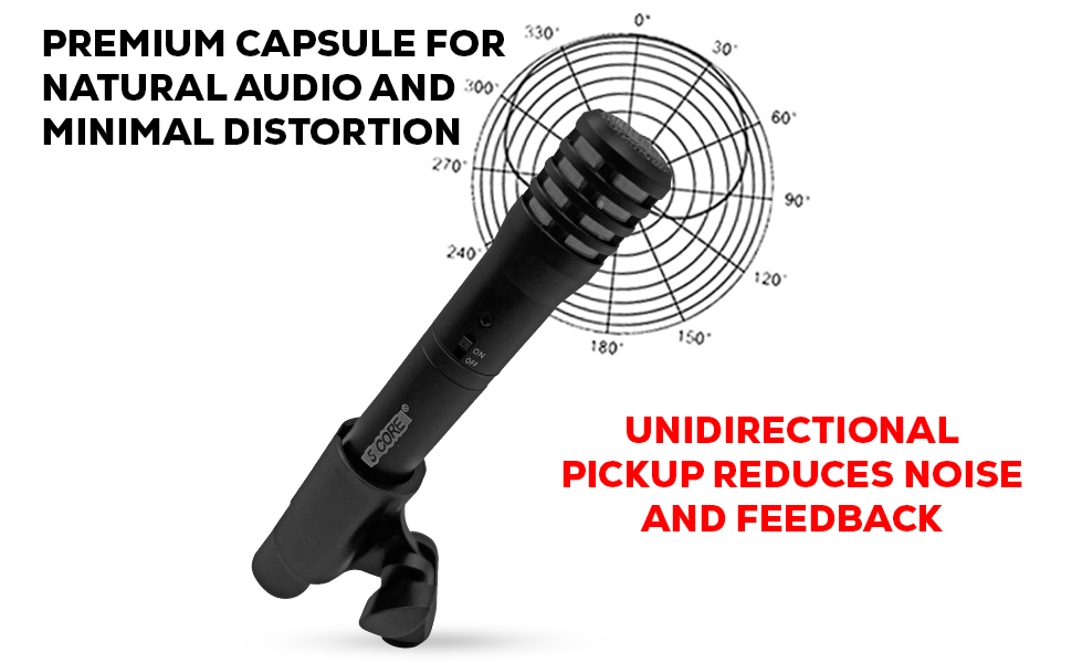 Instrument Microphone, XLR Cardioid Uni Directional Condenser Mic, INSTRU MIC