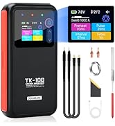 Spot Welder &amp; Power Bank 2-in-1 with LCD Display, FORIOT 5000mAh Battery Rechargeable Spot Welder...