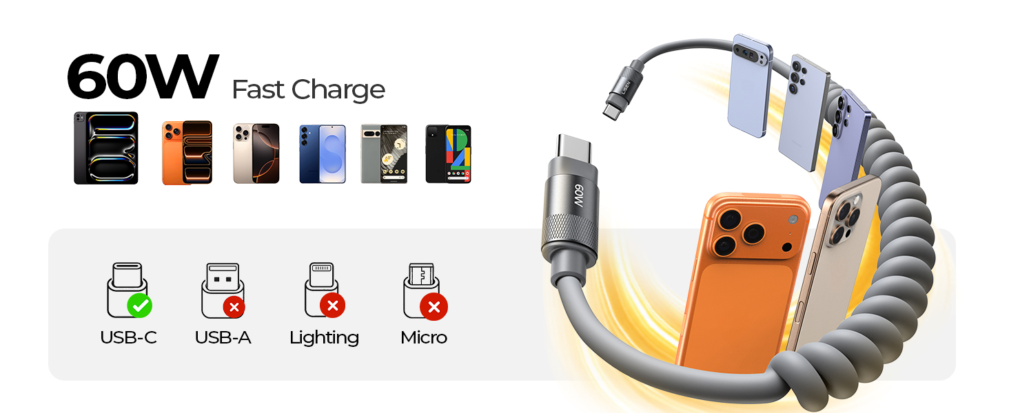 C to C Cable Fast Charging