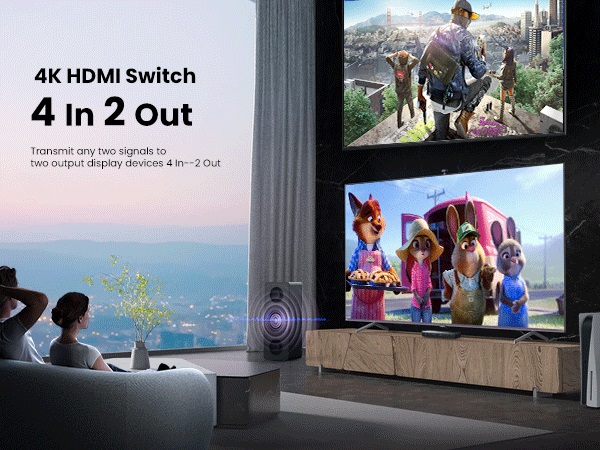 hdmi matrix 2 in 2 out