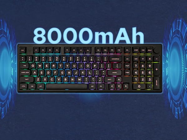 Galaxy100 wireless gaming keyboard