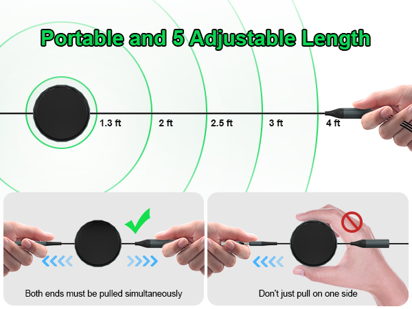 retractable charging cable