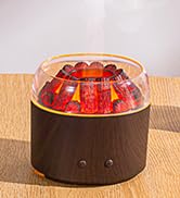 essential oil diffuser flame dark