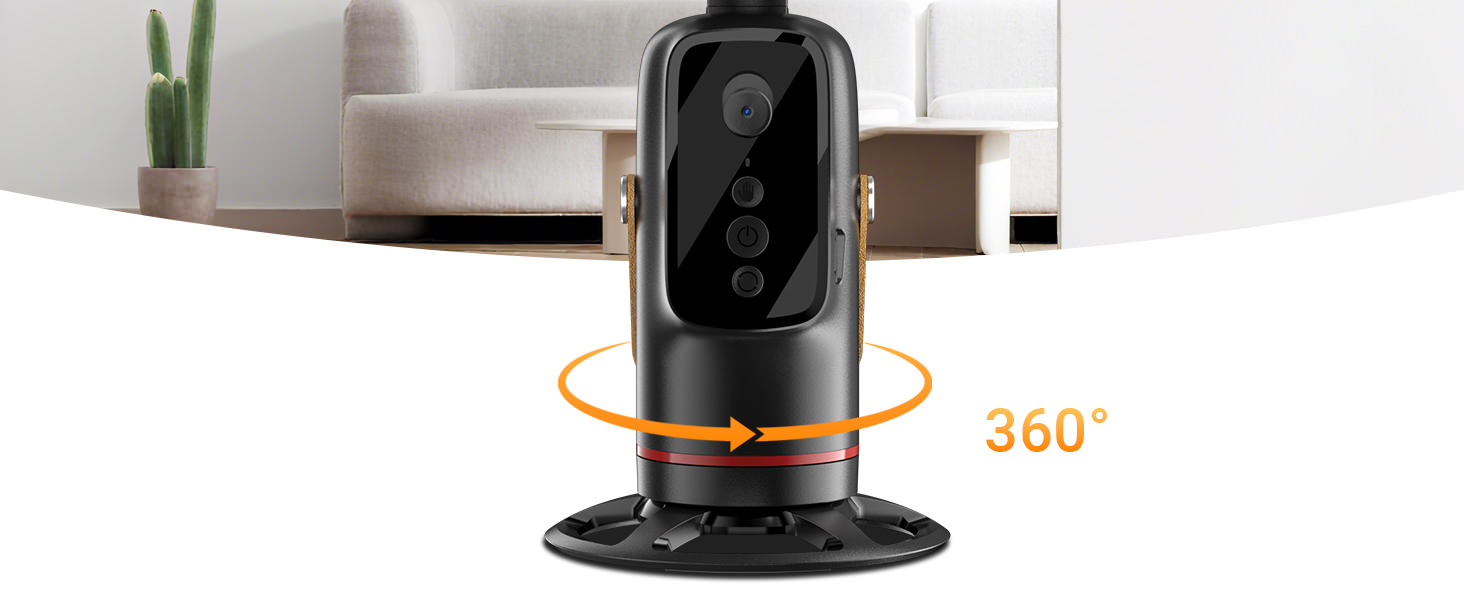 Auto Face Tracking Phone Holder with Remote Ring