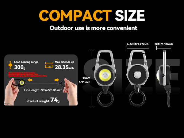 retractable keychain heavy duty