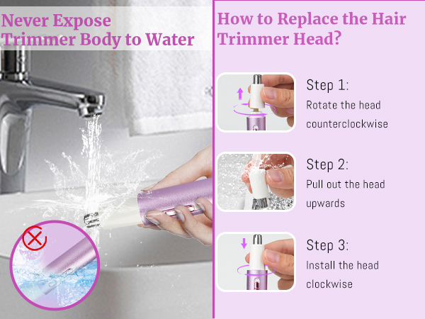 Mendaping 2025 Rechargeable Nose and Ear Hair Trimmer With LED Dispaly for Women Men