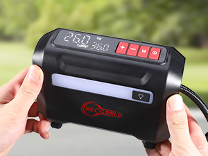 car tire inflator inflating basketballs for a competitive game on the court.