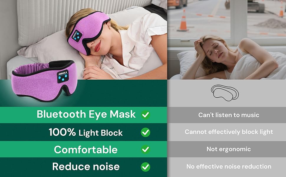 sleep mask Bluetooth, headphones sleep mask