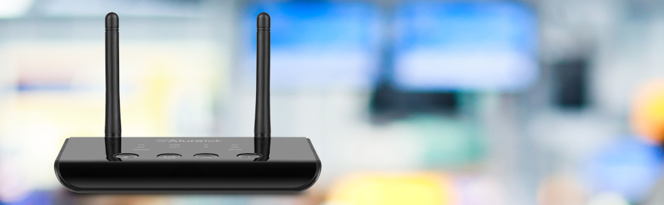 Bluetooth Optical Audio Receiver / Transmitter | Dual Antenna | Bluetooth 5 | 100 ft. Range