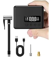 AIRSURE Mini Bike Pump, 30s Fast Inflate Bike Pump with Gauge, 150PSI Portable Bicycle Tire Pump ...