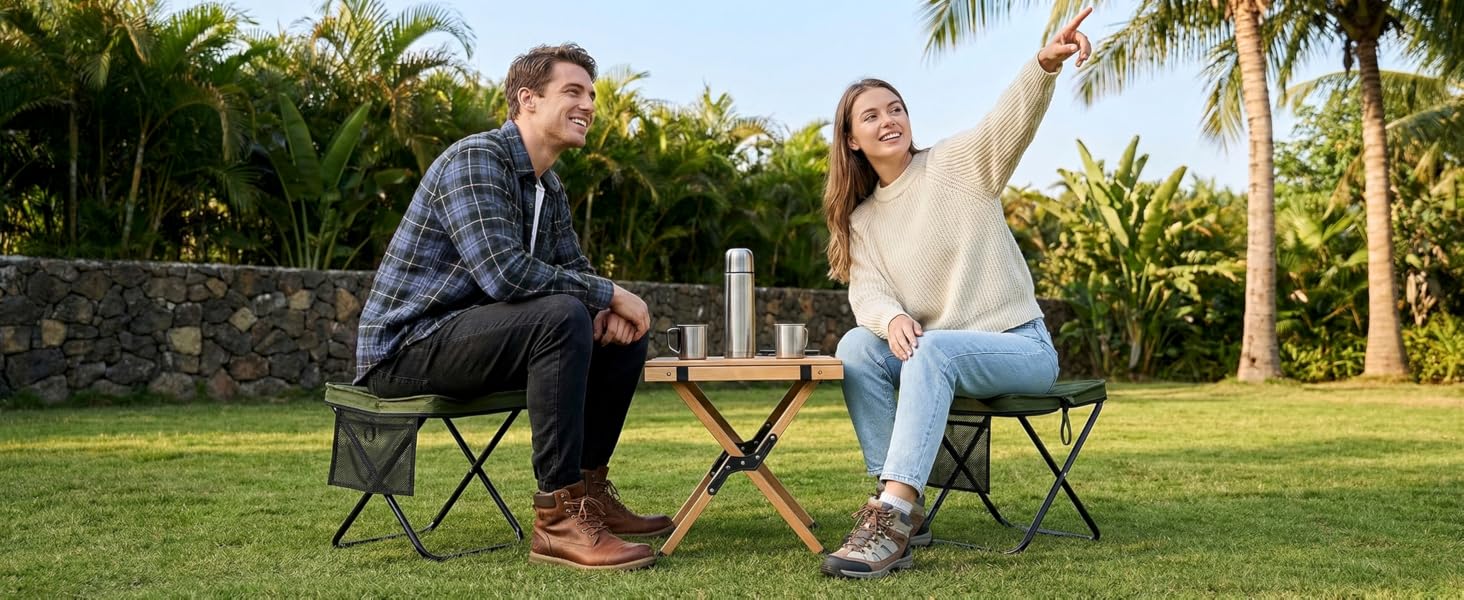 Foldable Backpack Stool